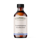 Starwest Frankincense essential oil bottle for aromatherapy and wellness.