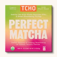 TCHO Perfect Matcha 3 pack box for healthy matcha tea.