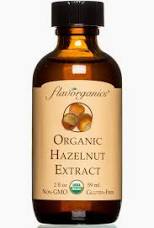 Organic Hazelnut Extract bottle from Healthy Roots for baking and flavoring.
