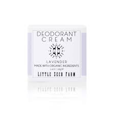 Healthy Roots Lavender Deodorant Cream for natural odor protection.