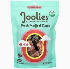 Healthy Roots Joolies Pitted Medjool Dates for healthy snacking.