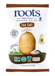 Healthy Roots Sea Salt Kettle Cooked Potato Chips 5oz bag.