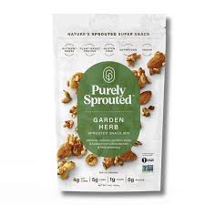 Healthy Roots Garden Herb Snack Mix with sprouted ingredients and herbs.
