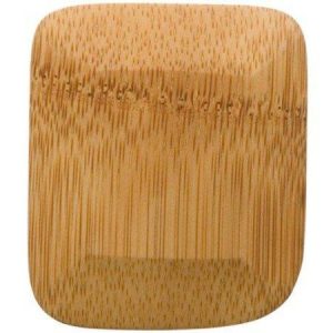 Bamboo pot scraper for cleaning and cooking utensils.