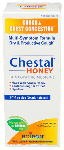 Chestal Honey cough syrup for dry and productive cough relief.