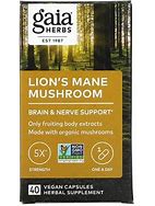 Lion's Mane mushroom supplement for brain and nerve support from Healthy Roots.