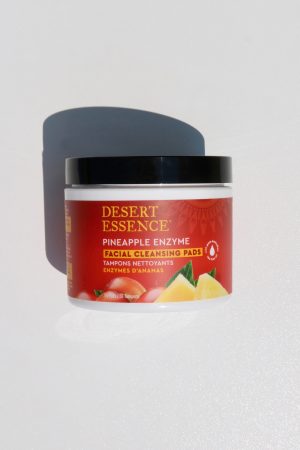 Desert Essence Pineapple Enzyme Cleansing Pads for facial cleansing.