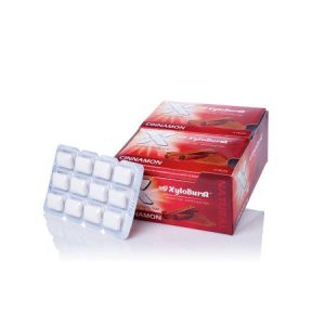 Xyloburst Cinnamon Blister Pack Gum 12 Pack for Fresh Breath.