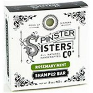 Natural Rosemary Mint Shampoo Bar by Pinster Sisters Co. for healthy hair.