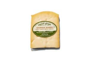 Georgia Gouda cheese from Sweet Grass Dairy, made from raw cow's milk, in Georgia.