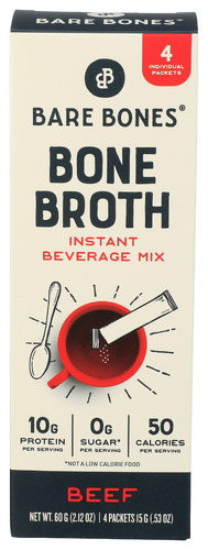 Healthy Roots Bone Broth Instant Beverage Mix for Nutrition and Wellness.