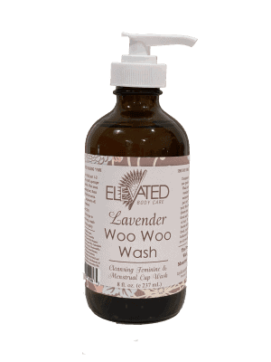 Healthy Roots Lavender Woo Woo Wash for feminine hygiene and cleansing.