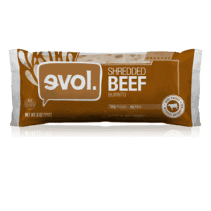 Healthy Roots shredded beef burrito for a nutritious meal.