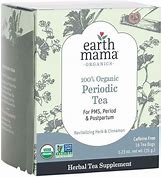 Earth Mama Organic Periodic Tea for PMS and menstrual support.
