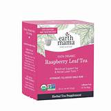 Organic Raspberry Leaf Tea box for pregnancy and herbal wellness.