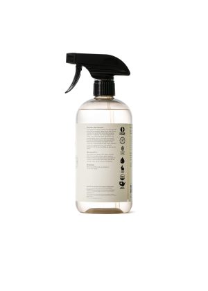 Eco-friendly glass cleaner spray bottle for cleaning surfaces.