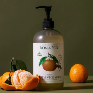 Koala Eco fruit and vegetable wash with mandarin and natural ingredients.