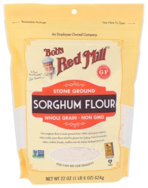 Healthy Roots sorghum flour 22oz for gluten-free baking and cooking.