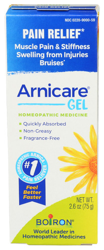 Arnicare Gel 2.6oz for muscle pain, swelling, and bruises relief.