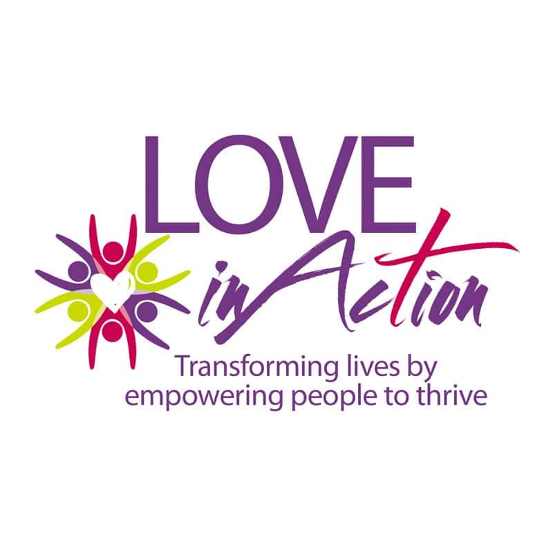 LOVE in Action nonprofit logo promoting community empowerment and transformative impacts in Michigan