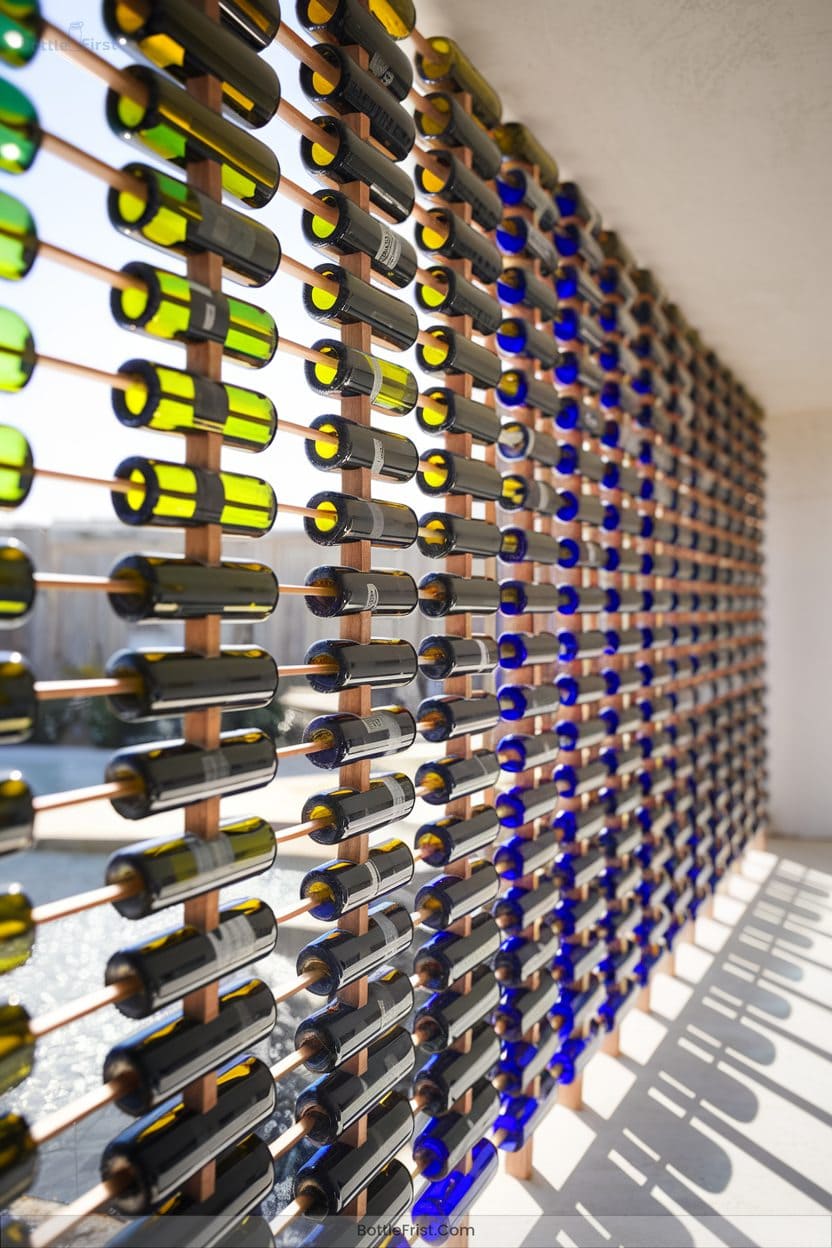 10 Charming Wine Bottle Crafts For Outdoor Entertainment Spaces