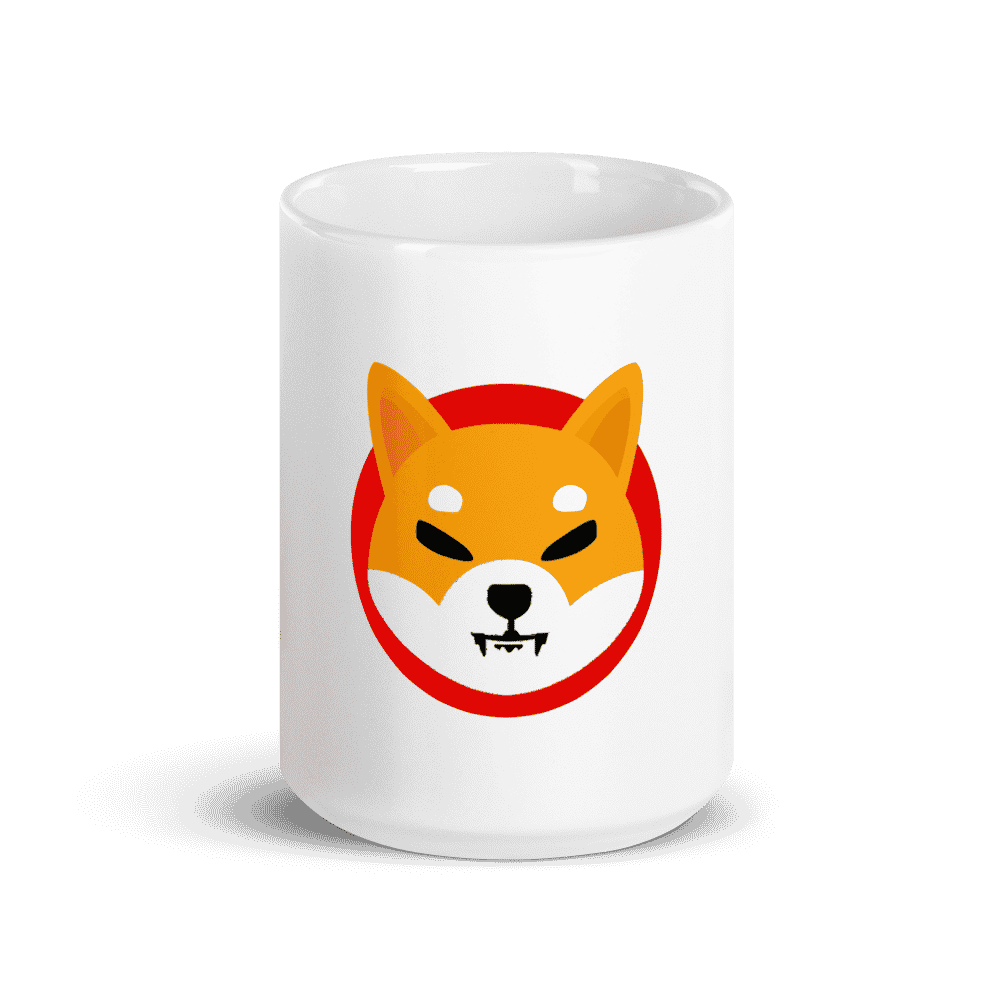 white glossy mug 15oz front view 617eec829a089 - Shiba Inu (SHIB) Logo mug