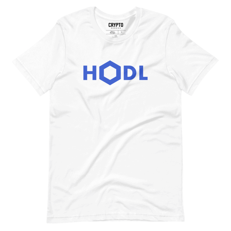 unisex staple t shirt white front 62b4692ba0c5f - HODL Chainlink T-Shirt