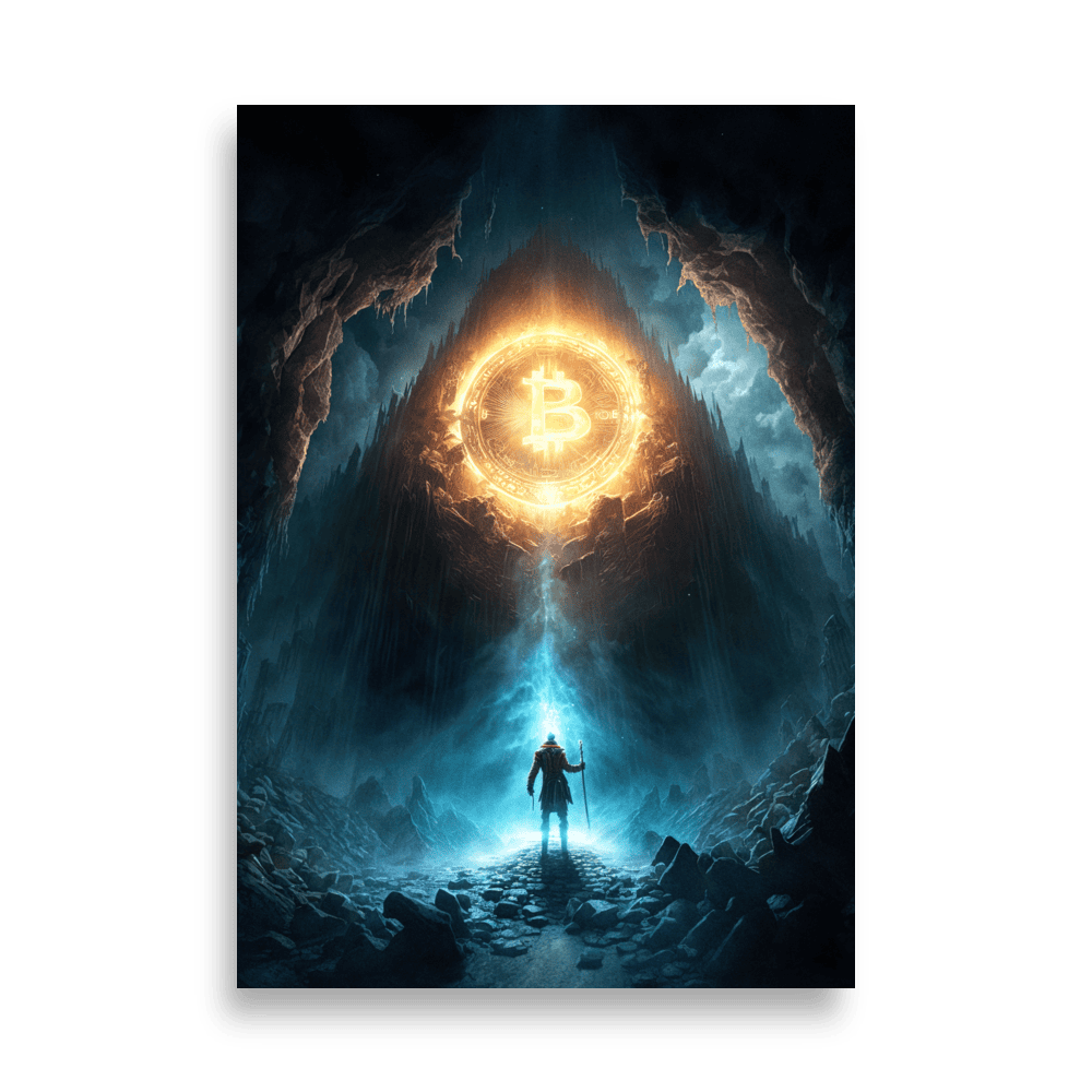 enhanced matte paper poster cm 70x100 cm front 63b43a70b6ce8 - Bitcoin: The Great Discovery Poster