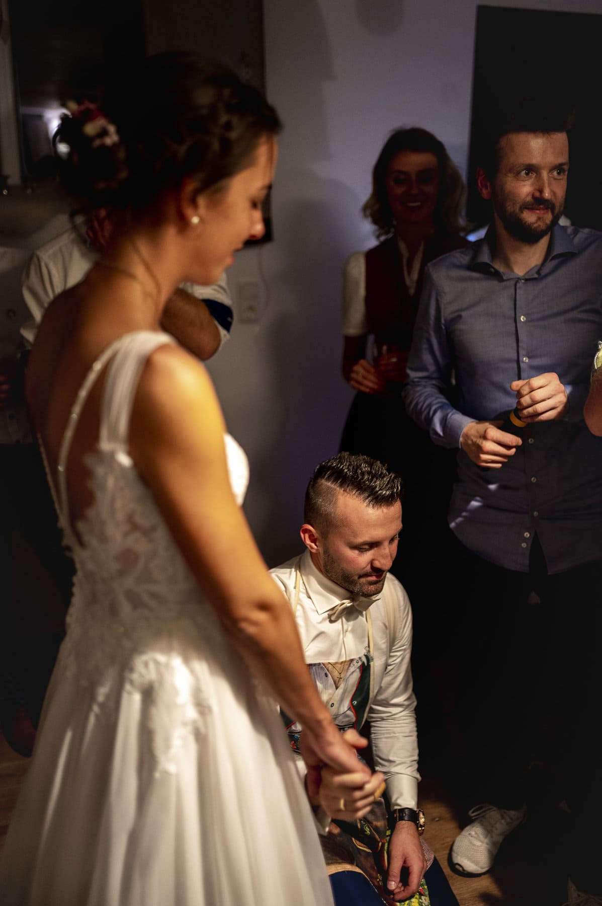 Brautpaar beim Brautverziehen