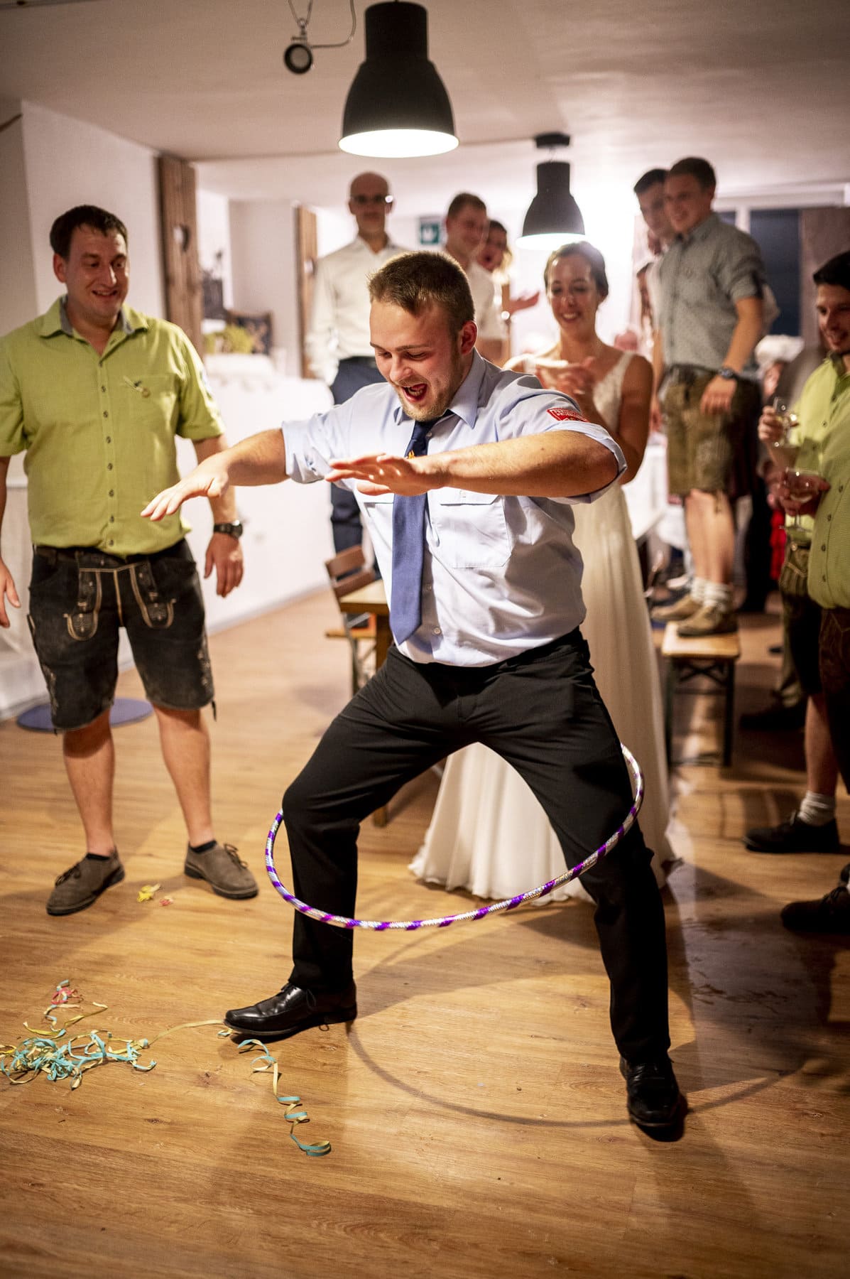Gast beim Brautverziehen