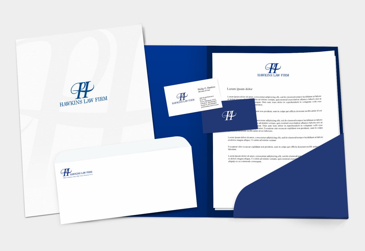 Hawkins Law Firm Brand Identity Development Matcha Design