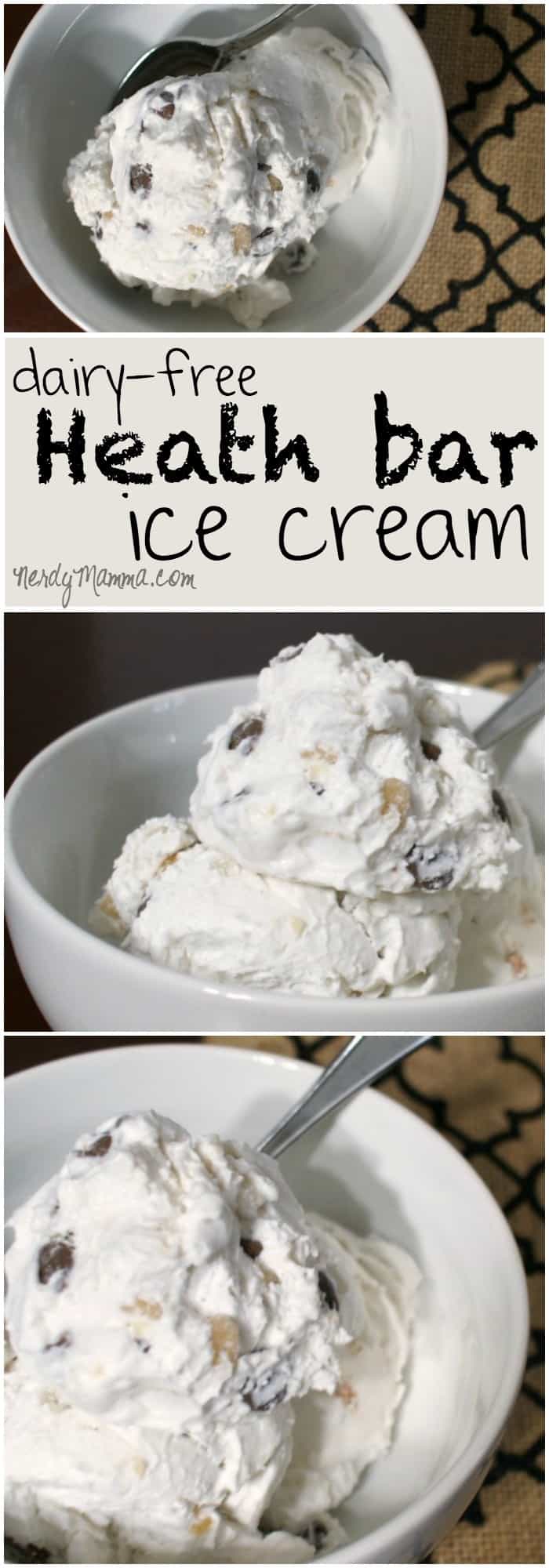 DairyFree Heath Bar Ice Cream