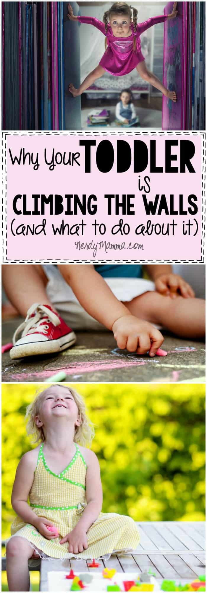 Why Your Toddler is Climbing the Walls (and what to do about it