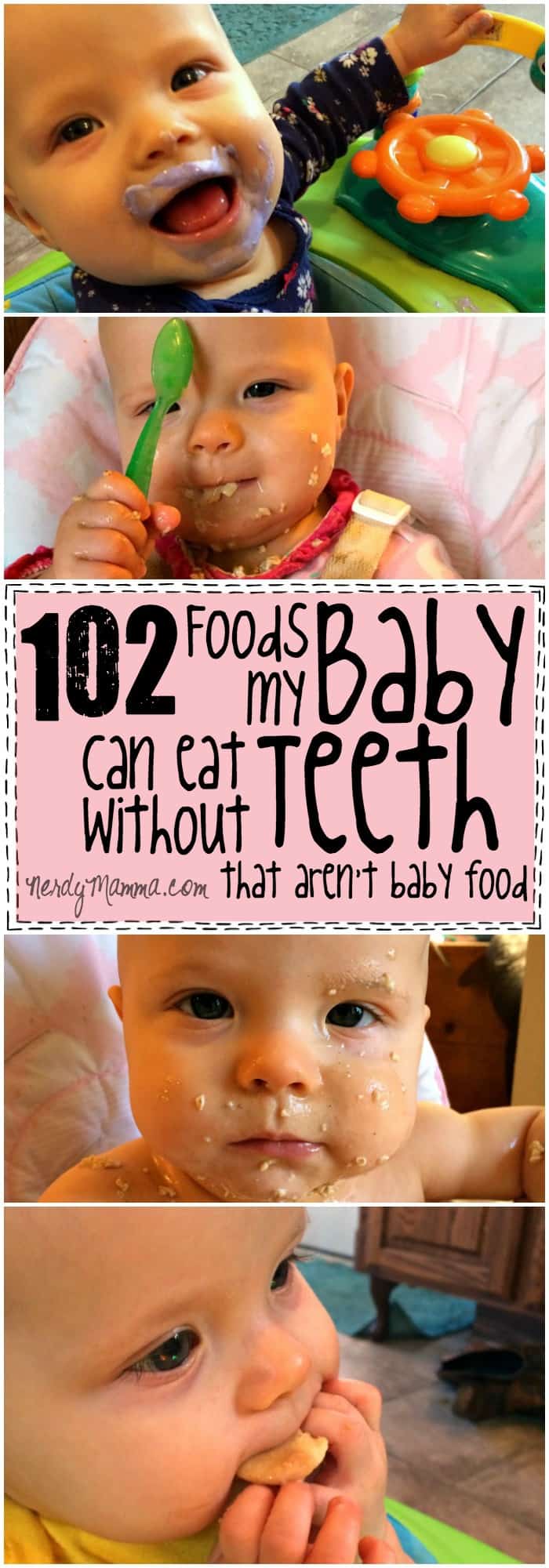 102 Foods My Baby Can Eat without Teeth that aren't baby food - Nerdy