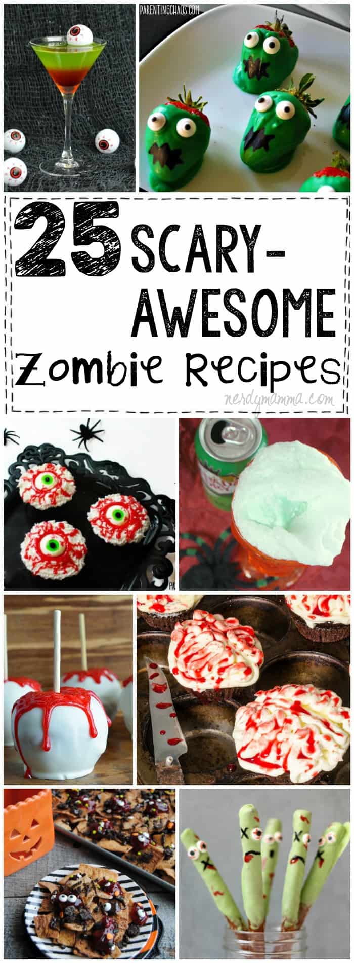 Recipe For A Zombie
 25 Scary Awesome Zombie Recipes Nerdy Mamma