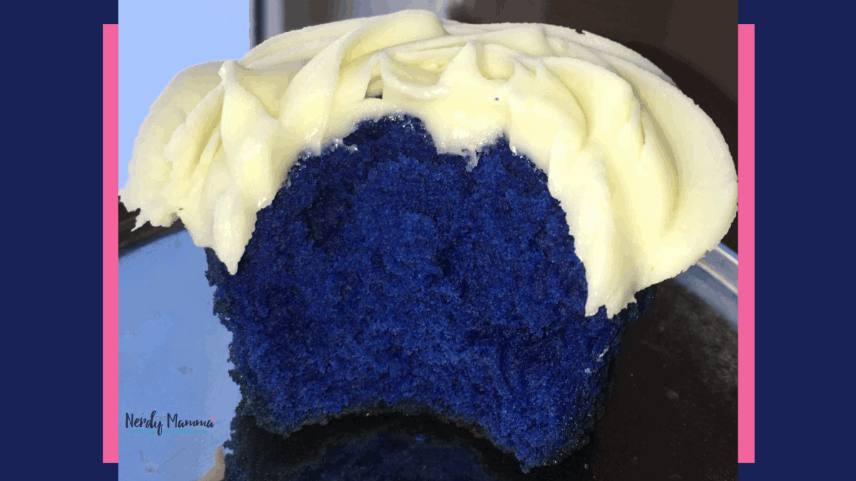 Blue Velvet Cupcakes Recipe Nerdy Mamma