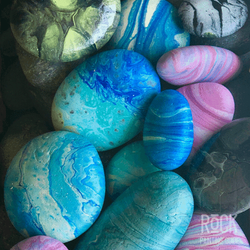 Paint Pouring On Rocks Made Easy [Rock Painting Beginners]