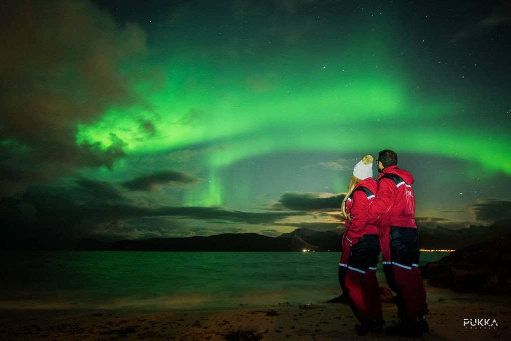 Aurora Boreal em Tromso Noruega