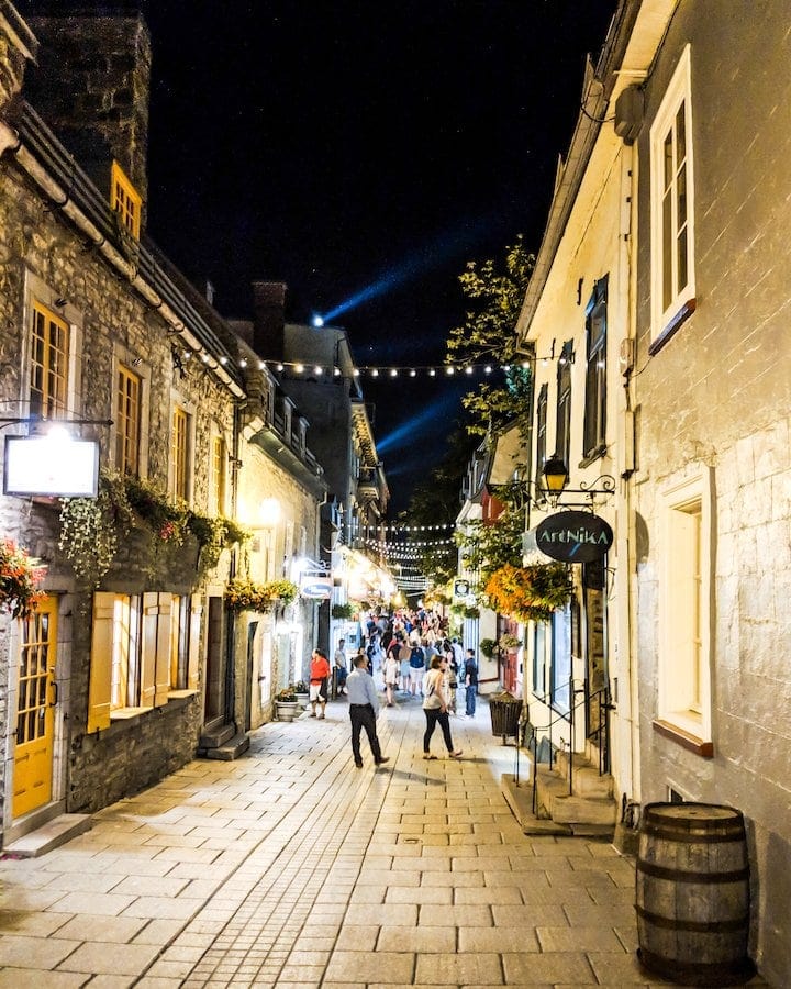 Petit Champlain quebec city Rue de Petit Champlain quebec city