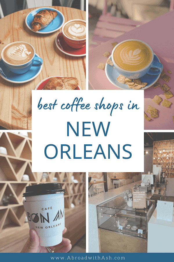 Discover the TOP 5 coffee shops in New Orleans that offer artisan espresso drinks, snacks, and atmosphere! Locations are walking distance for the average tourist and focus on the French Quarter, Warehouse District, and Garden District areas. #neworleans #usatravel #coffeeshops best coffee in new orleans