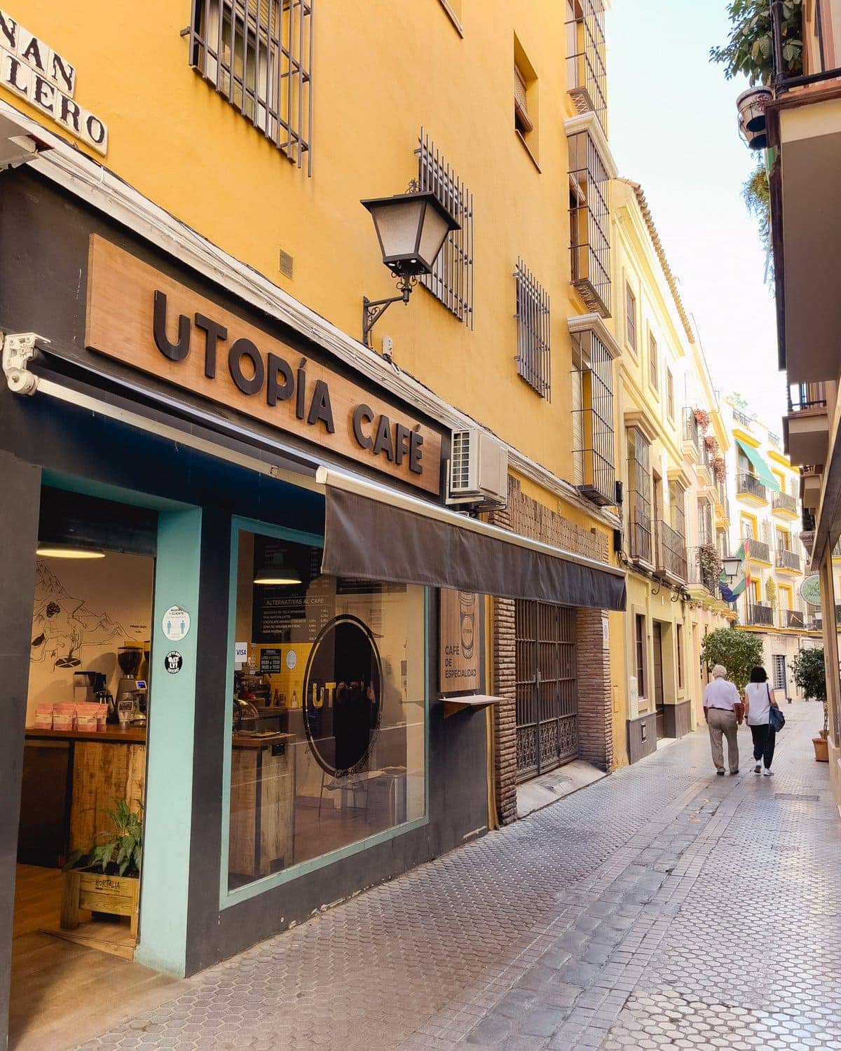 Utopia Cafe Seville Spain best coffee seville