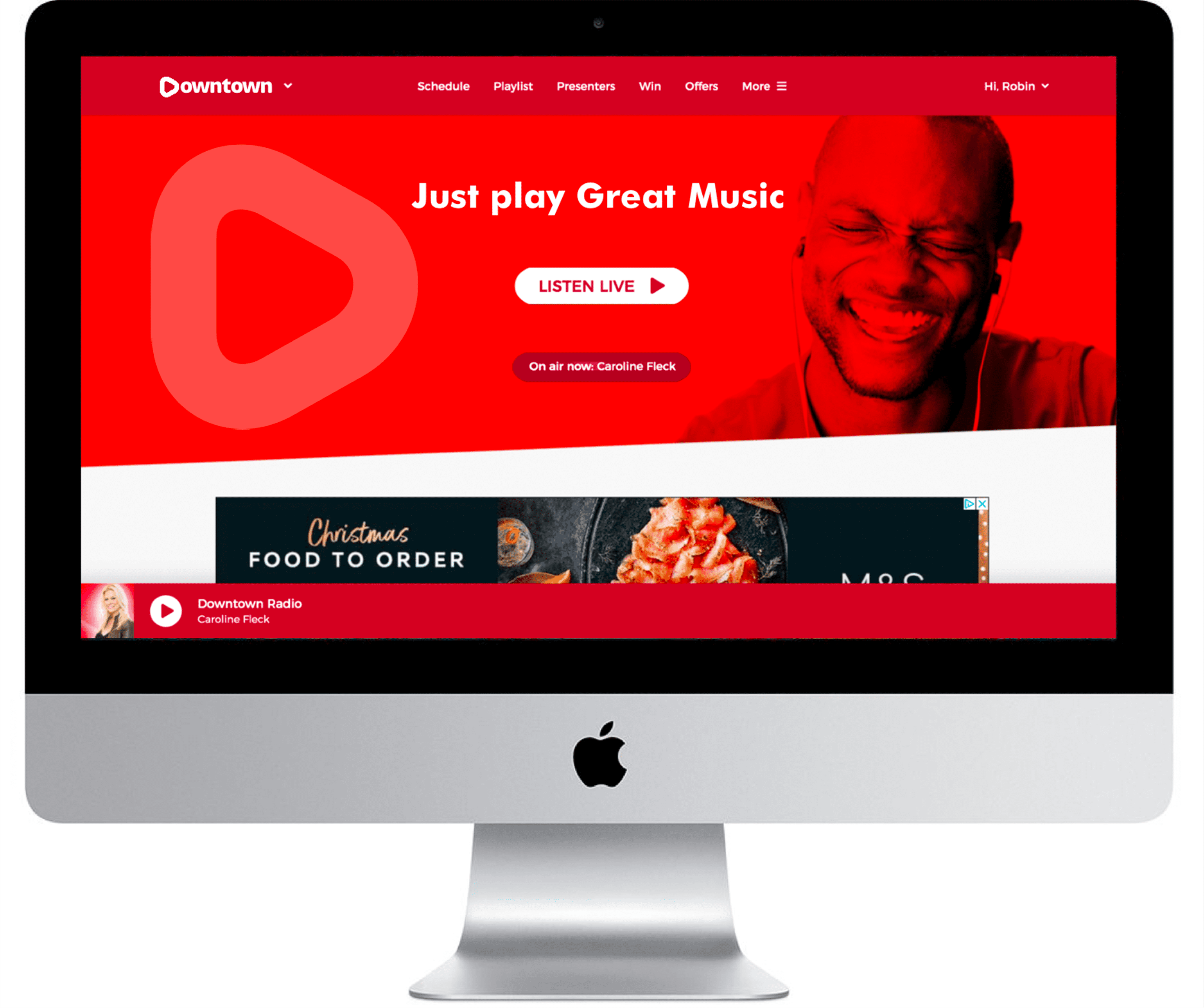DTR website on imac