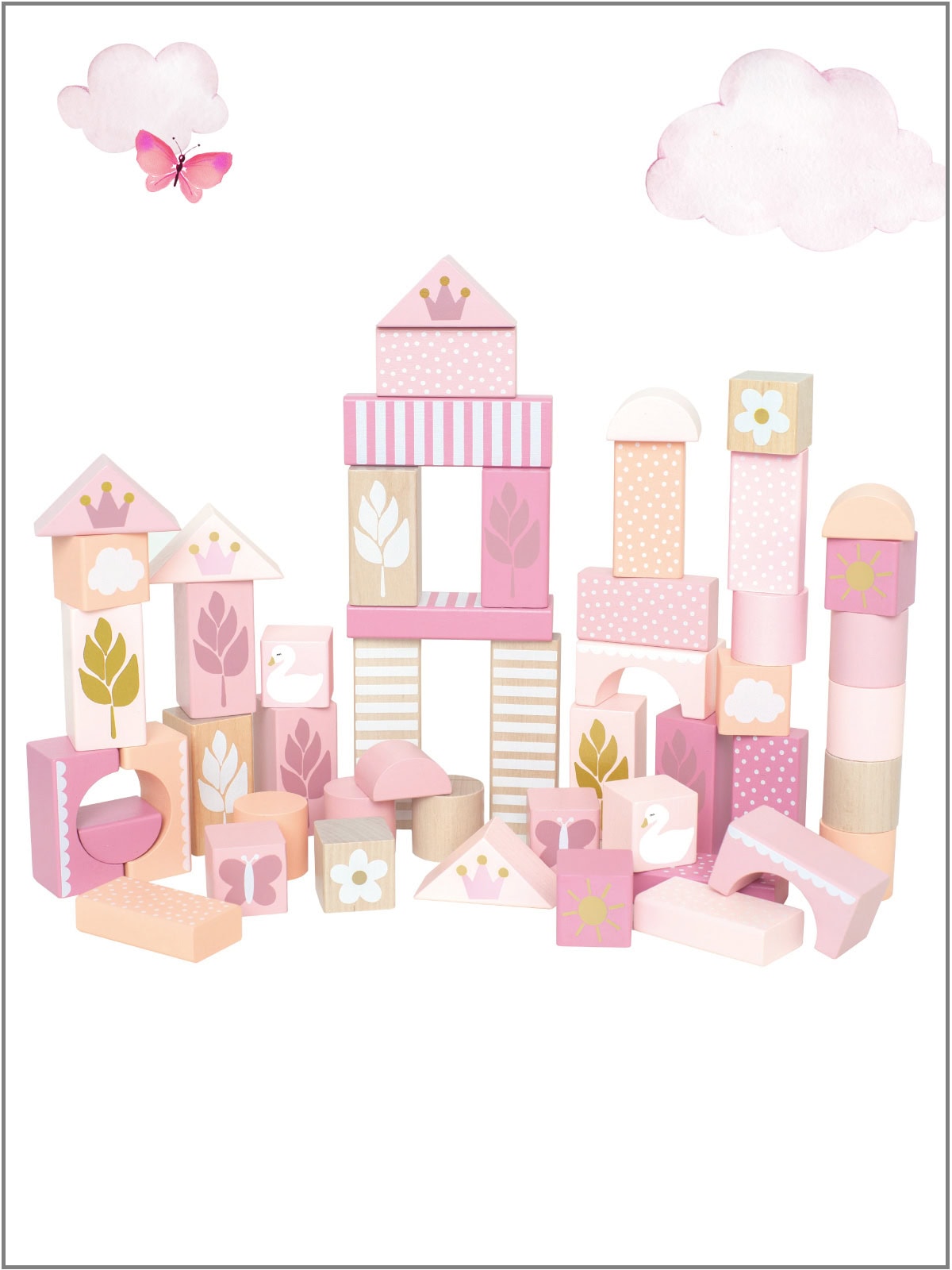 Pink Building Blocks FREDERICK & SOPHIE