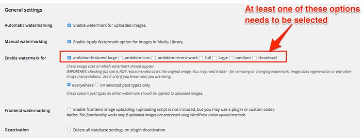 how to add watermark to images in WordPress