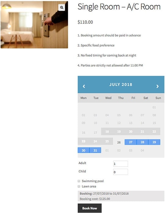 best woocommerce free bookings plugin