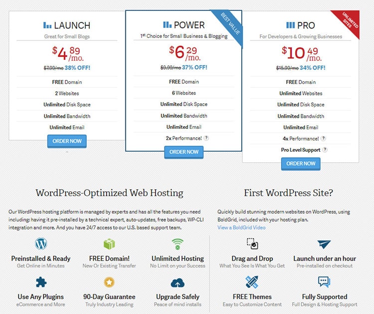 inmotion wordpress hosting discount price