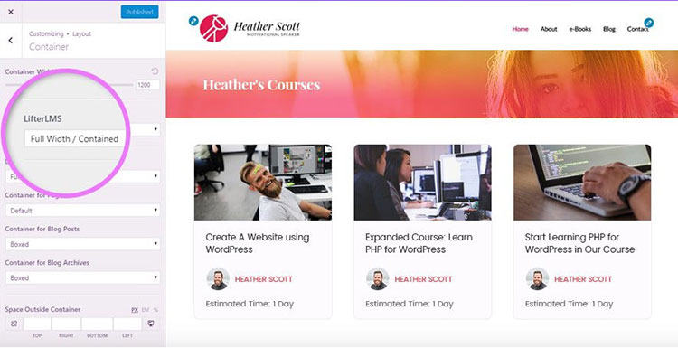 learning management system wordpress theme