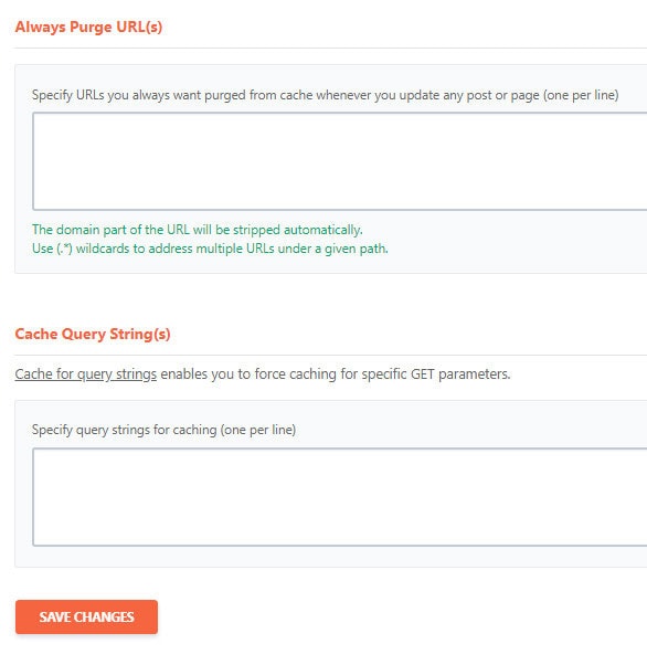 never cache user agent wp rocket