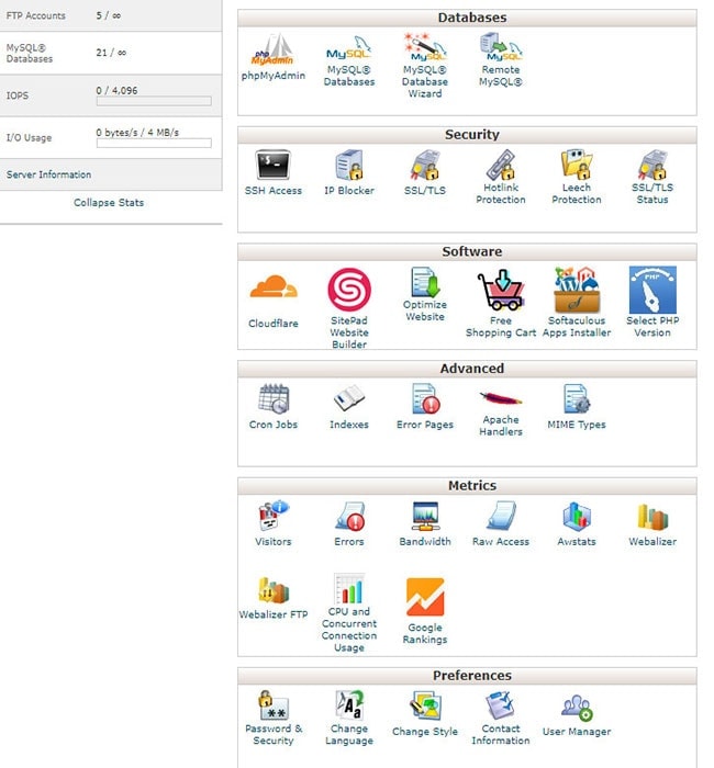 cpanel hosting