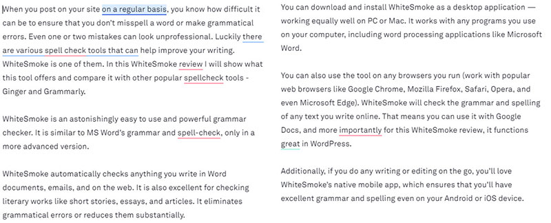 grammarly grammar and spell check test